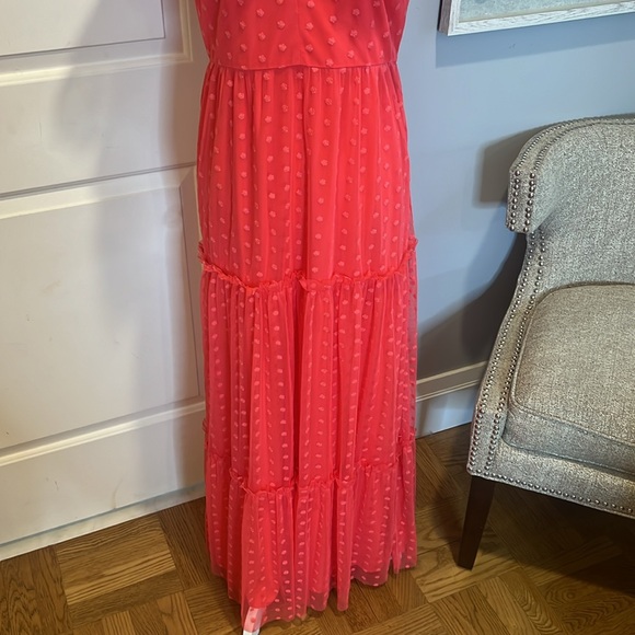 NWT Tuckernuck Giselle Gown Pink Tulle in Poppy Pink size Medium - Picture 8 of 13